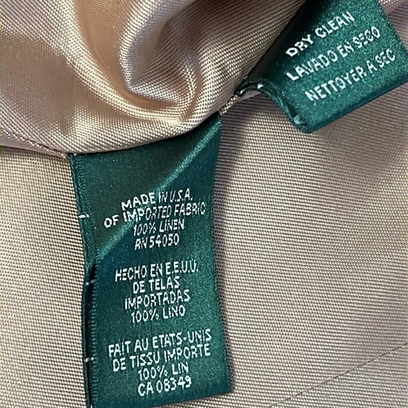 Lauren - Ralph Lauren 100% linen blazer. - Picture 8 of 8